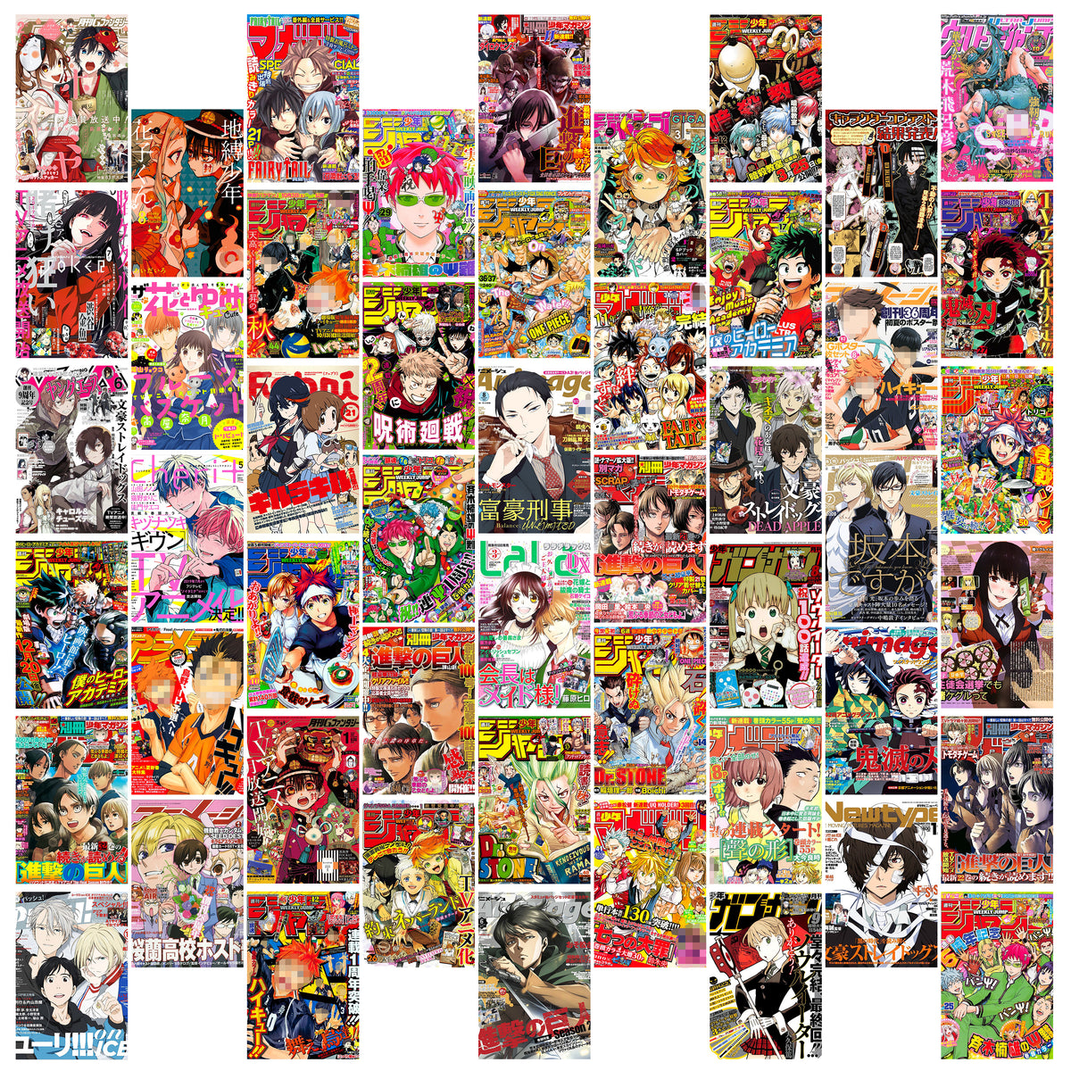 50PCS Anime Movie Poster Aesthetic Pictures Wall Collage Kit, Indie Sm –  Ikatey