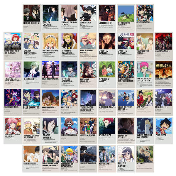 Buy 280 Anime Polaroid Posters Dıgıtal Collage Kit Minimalist Anime Poster  Wall Collage Anime Poster Anime Prints Anime Room Decor Online in India -  Etsy