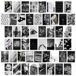 Load image into Gallery viewer, Ikatey 50PCS Black White Aesthetic Picture for Wall Collage
