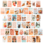 Load image into Gallery viewer, 50PCS Peach Beach Aesthetic Wall Collage Kit, Boho Style Collage Print Kit, Wall Art Print for Room
