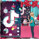 Load image into Gallery viewer, Music Note Toss Games Party Decorations，Music Party Games Fun Indoor Outdoor Games，Birthday Party Decoration Supplies
