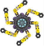 Load image into Gallery viewer, 12 Pcs Funny Mechanical  Fidget Spinners Toys Deformable Chain Mechanical Spiral Torque Fingertip Top Decompression Toy  For Kids Adults
