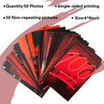 Load image into Gallery viewer, 50PCS Red Neon Aesthetic Pictures Wall Collage Kit, Neon Red Photos Collections Collage Dorm Decors for Girl Teens and Women
