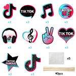 Load image into Gallery viewer, 30Pcs  Music-Themed Card Desktop Decorations, Birthday Party, Music-Themed Party Decorations And Favors
