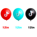 Load image into Gallery viewer, 40Pcs Music Note  Balloons Kit, Musical Note Theme Birthday Party Decorations Musical DJ Short Video Party Supplies Wedding Anniversary Festival Decor
