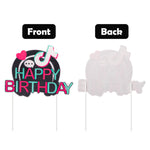 Load image into Gallery viewer, Custom Made Music Notes Happy Birthday Cake Topper, Cool Music Theme Birthday Party Cake Cupcake Dessert Decoration SuppliesBoy Girl Birthday Celebration Baby Shower Decoration

