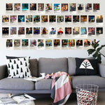 Load image into Gallery viewer, 50PCS Movie Poster Aesthetic Pictures Wall Collage Kit, Movie Style Photo Collage Dorm Decor for Teens and Young Adults
