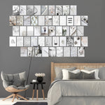 Load image into Gallery viewer, 50PCS White Neutral Light Grey Wall Collage, Aesthetic Poster for Bedroom
