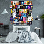 Load image into Gallery viewer, 50Pcs Musical Aesthetic Picture Wall Collage Kit Classic Musical Trendy Style Art Print Cool Bedroom Photo
