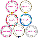 Load image into Gallery viewer, 7Pcs Preppy Surfer Bracelets Set
