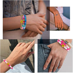 Load image into Gallery viewer, 7Pcs Preppy Surfer Bracelets Set
